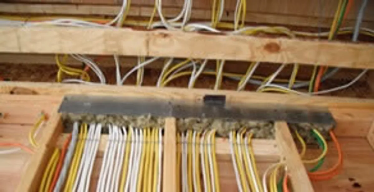 new construction wiring services with organized electrical rough-in performed by licensed electricians in Memphis, TN