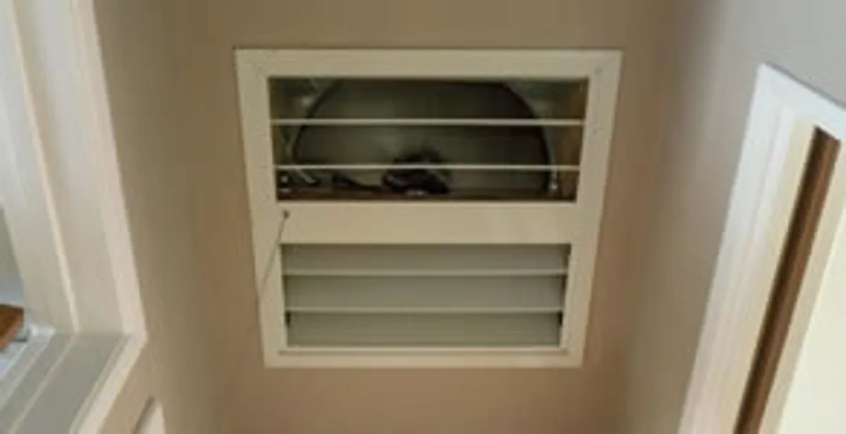 whole house fan installation services with ceiling-mounted ventilation system in Memphis, TN
